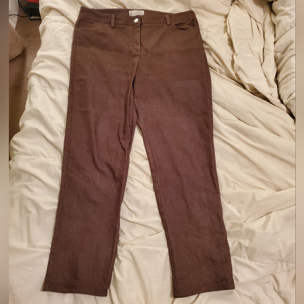 Elliot Lauren Pants Size 12. Brown